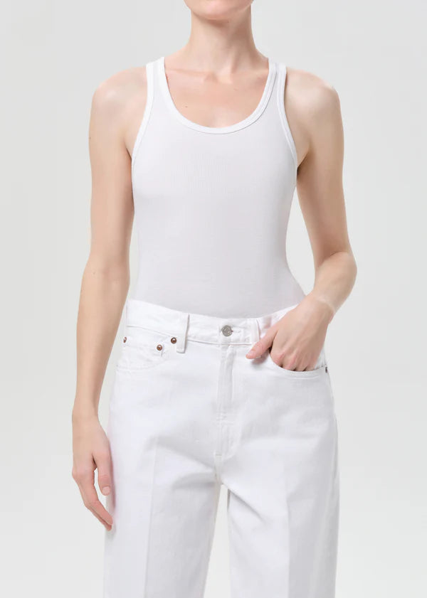Maria Bodysuit in White front