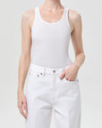 Maria Bodysuit in White front