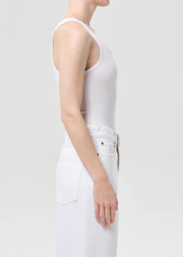 Maria Bodysuit in White side