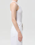 Maria Bodysuit in White side