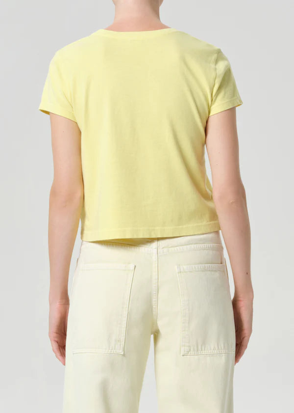 Adine Shrunken Tee Canary back
