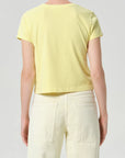 Adine Shrunken Tee Canary back
