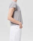 Adine Shrunken Tee Grey side