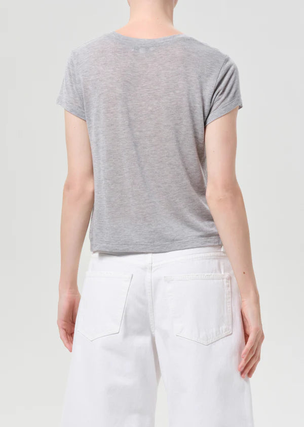 Adine Shrunken Tee Grey back