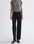 Adine Tee in Grey Heather full body front