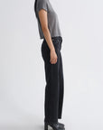 Adine Tee in Grey Heather full body side
