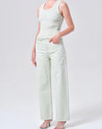 Poppy Tank in Mint Cream full body front
