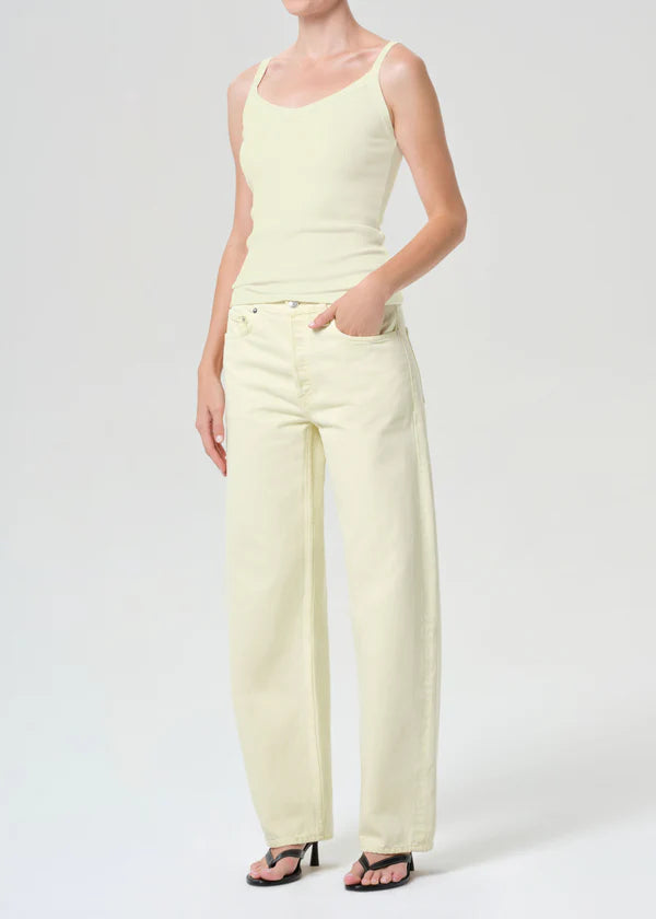 Jordan Tank in Lemon Drop full body