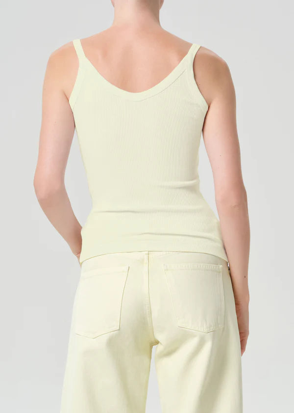 Jordan Tank in Lemon Drop back