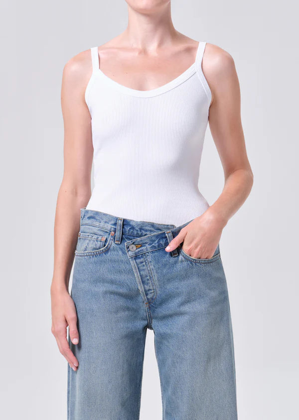 Jordan Tank in White front