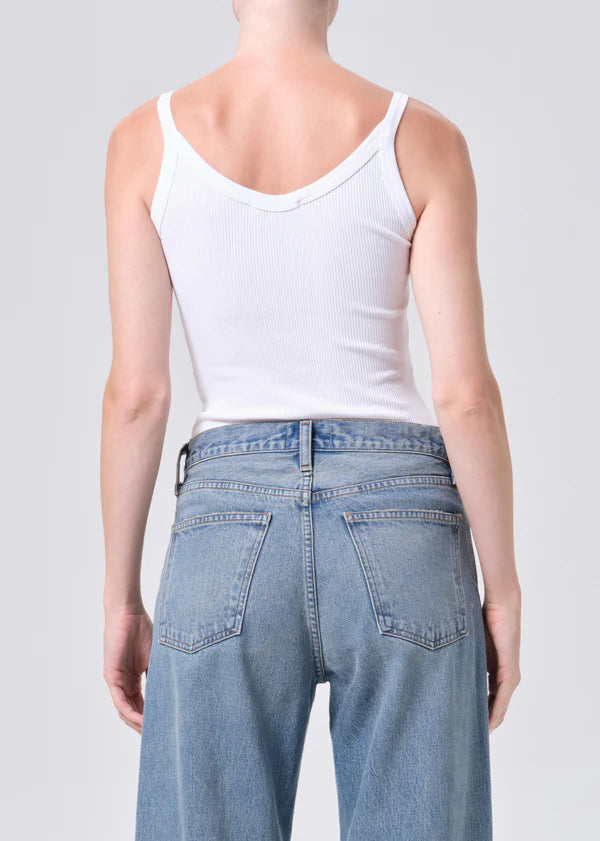 Jordan Tank in White back