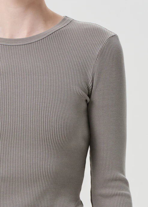 Neema Tee in Drab close up