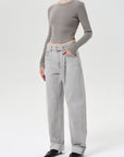 Neema Tee in Drab full body view