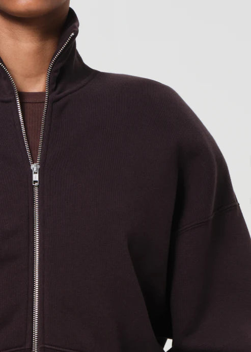 Darby Zip Up close up