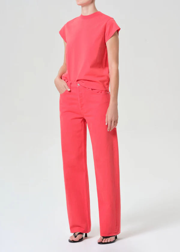 Bryce Cap Sleeve Tee in Carnival full body front