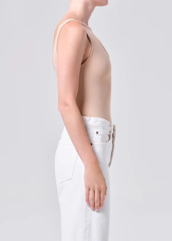 Tora Bodysuit in Nude side