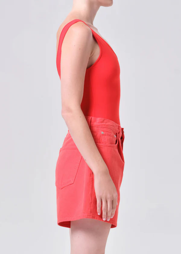 Tora Bodysuit in Vermilion side