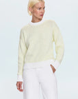 Aura Relaxed Crew Neck Sweater front view