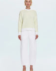 Aura Relaxed Crew Neck Sweater full body front