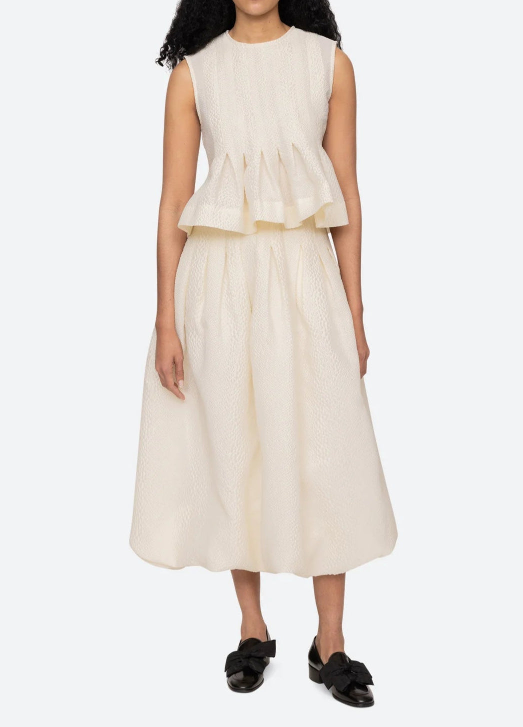 Fayetta Embossed Top full body