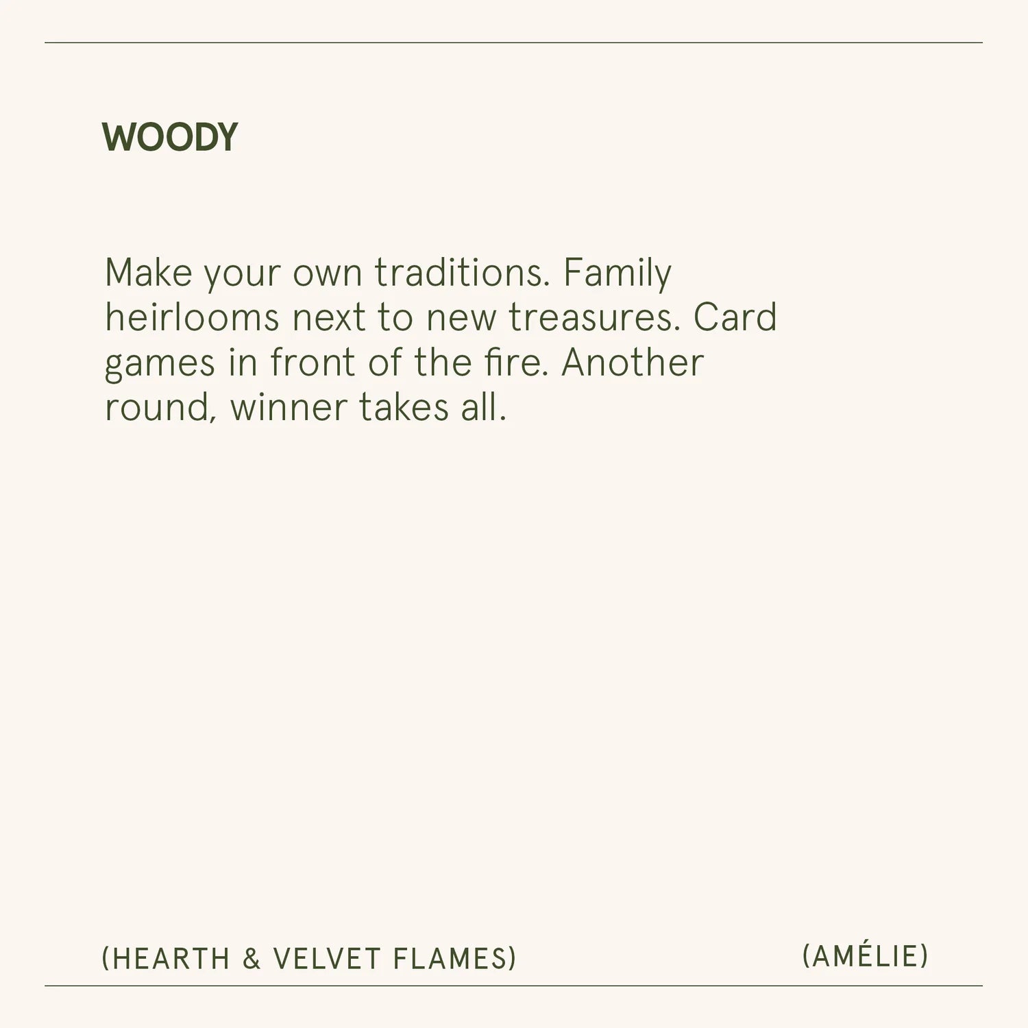 Text on a white background with 'WOODY' at the top.