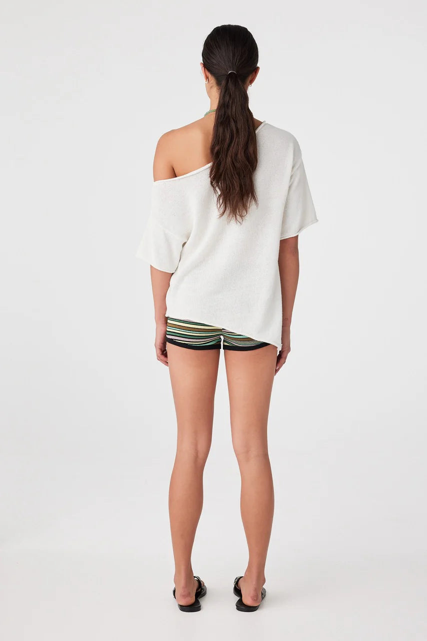 Alyia Asym Knit Tee back view