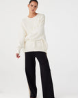 Harper Organic Knit Sweater full body front