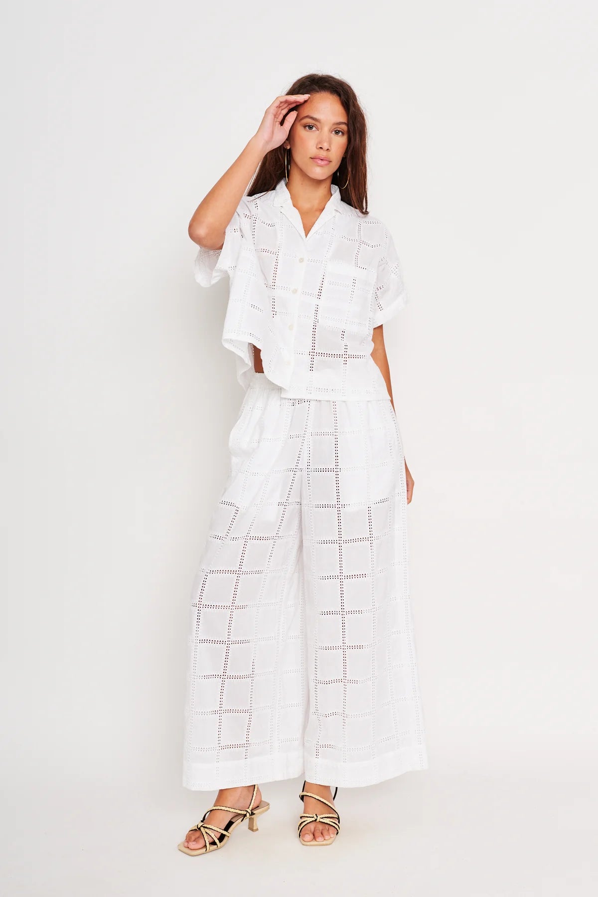 Aline Top with Paloma Pant front