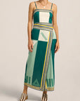 Aethra Sarong Dress front view on model