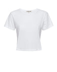 Short Sleeve Babe Tee in White