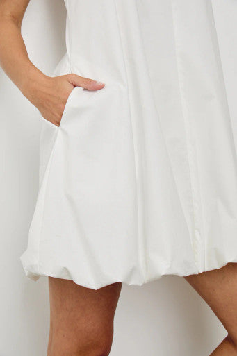 Rails Blanca Bubble Hem Dress close up skirt