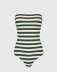 Alba One Piece Forest Stripe by itself front