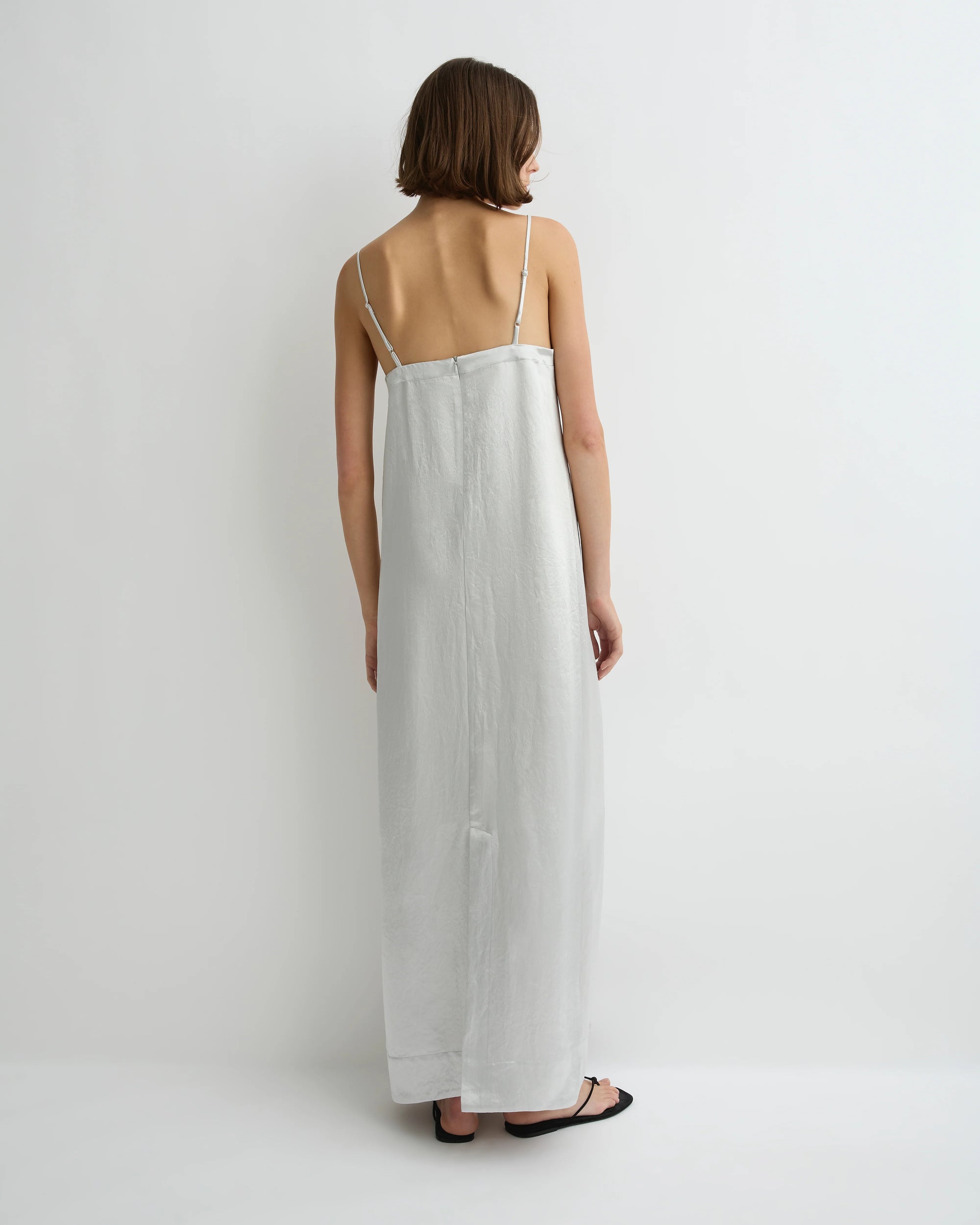 Kobe Maxi Column Dress full body back view