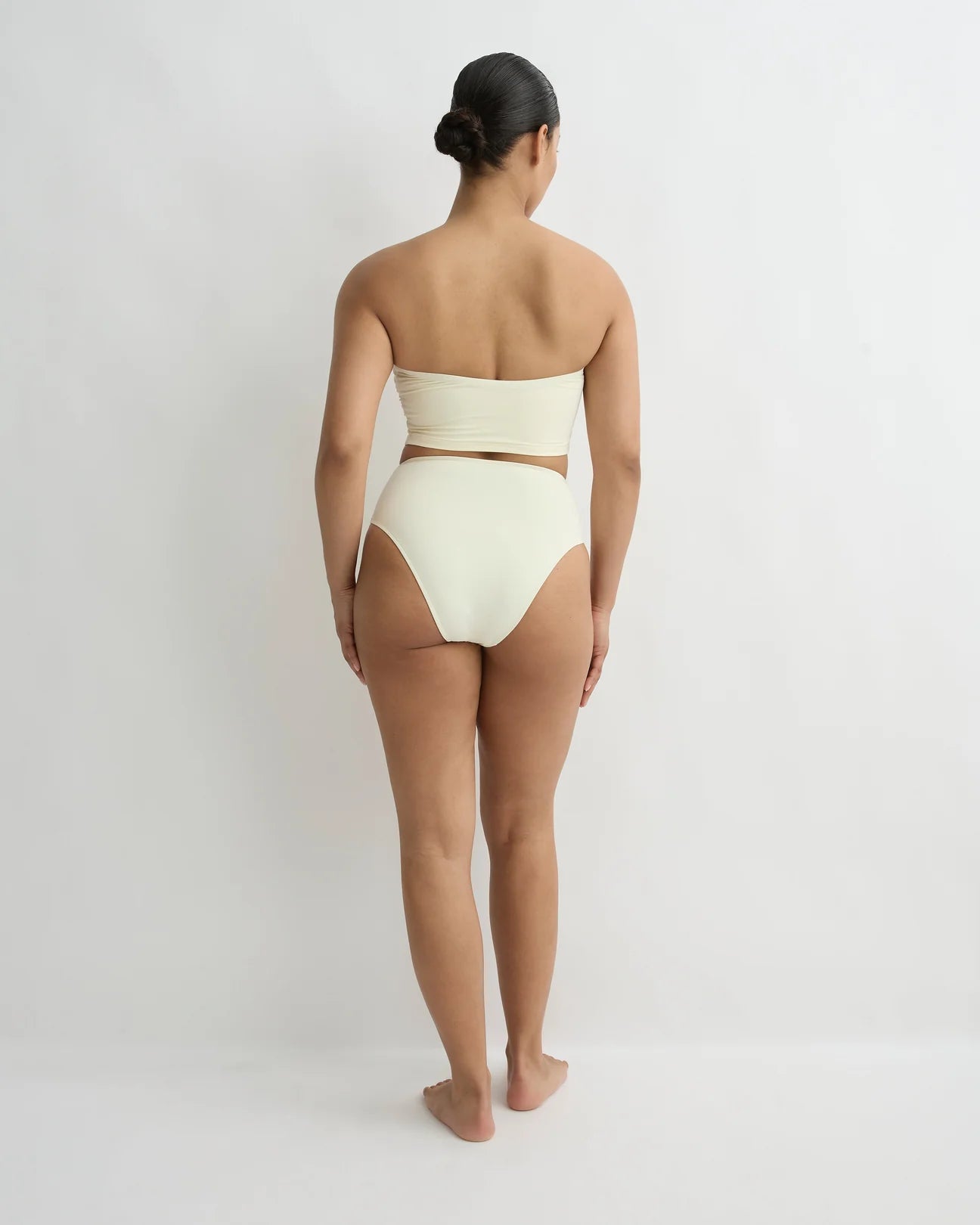 Stella Bikini Top Porcelain and Poppy Bikini Bottom Porcelain front, size 2