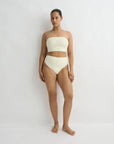 Stella Bikini Top Porcelain and Poppy Bikini Bottom Porcelain front, size 2