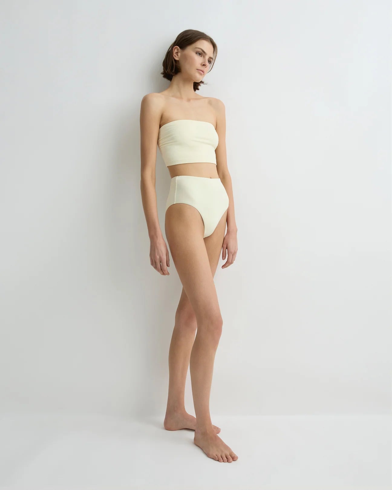 Stella Bikini Top Porcelain and Poppy Bikini Bottom Porcelain front/side, size 1