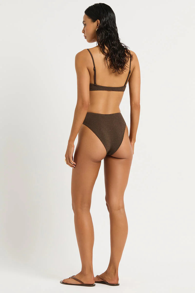 Gracie Balconette and Olivia Brief Walnut back, model size XS