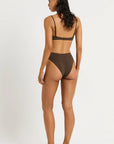 Gracie Balconette and Olivia Brief Walnut back, model size XS