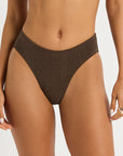 Olivia Brief Walnut close up