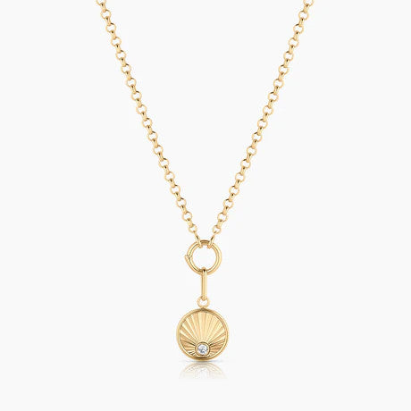 Thatch Birth of Venus Rolo Necklace flat lay