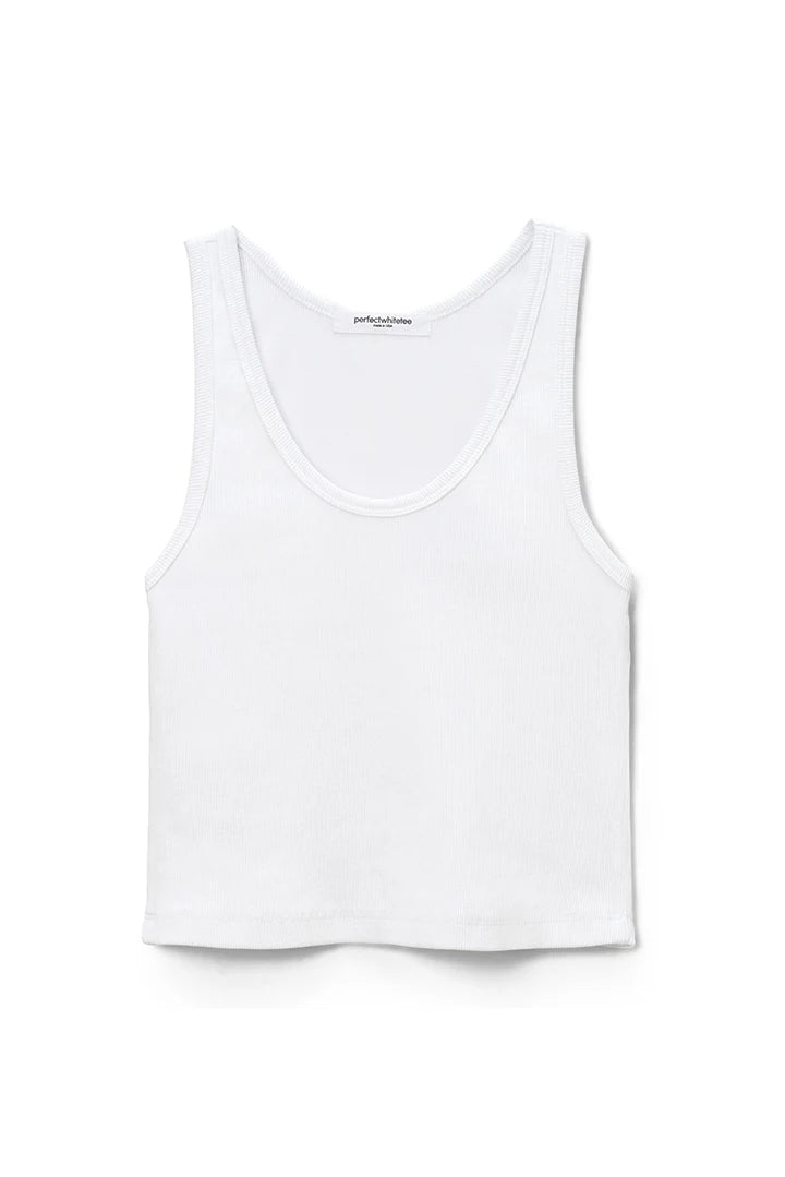 Blondie Tank White by itself