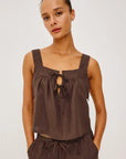 Calais Embroidered Tank