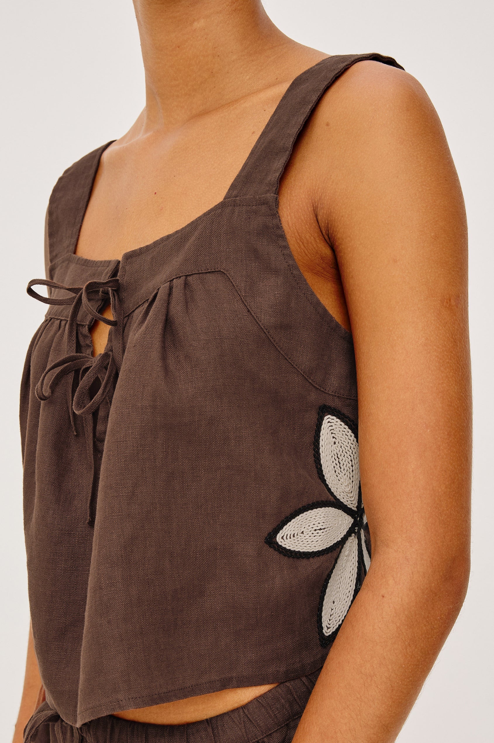 Calais Embroidered Tank