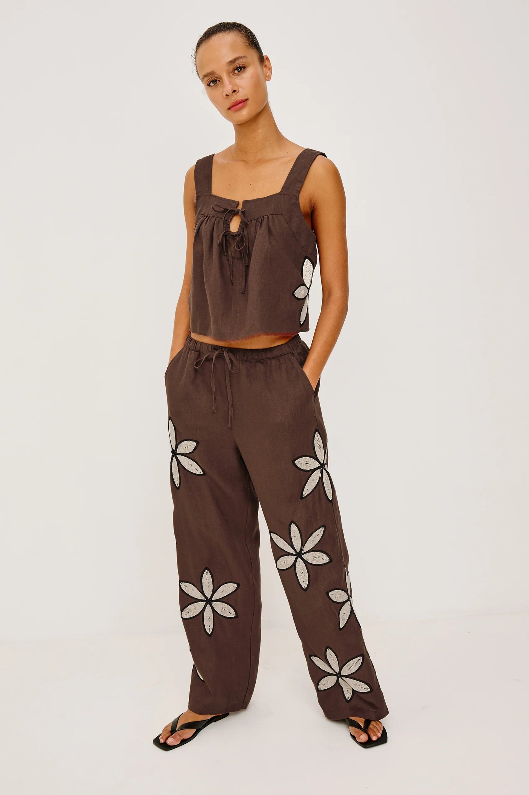 Calais Embroidered Tank