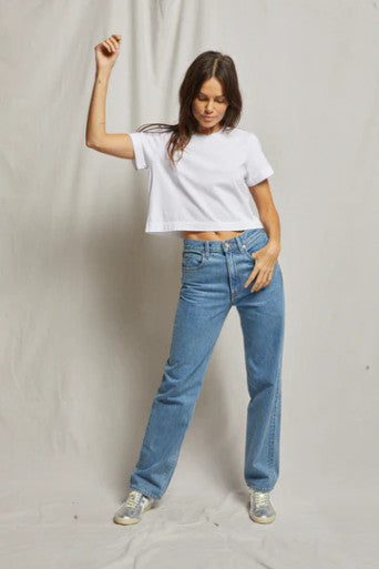 Perfect White Tee Cher Tee full body front