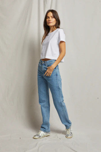 Perfect White Tee Cher Tee full body side