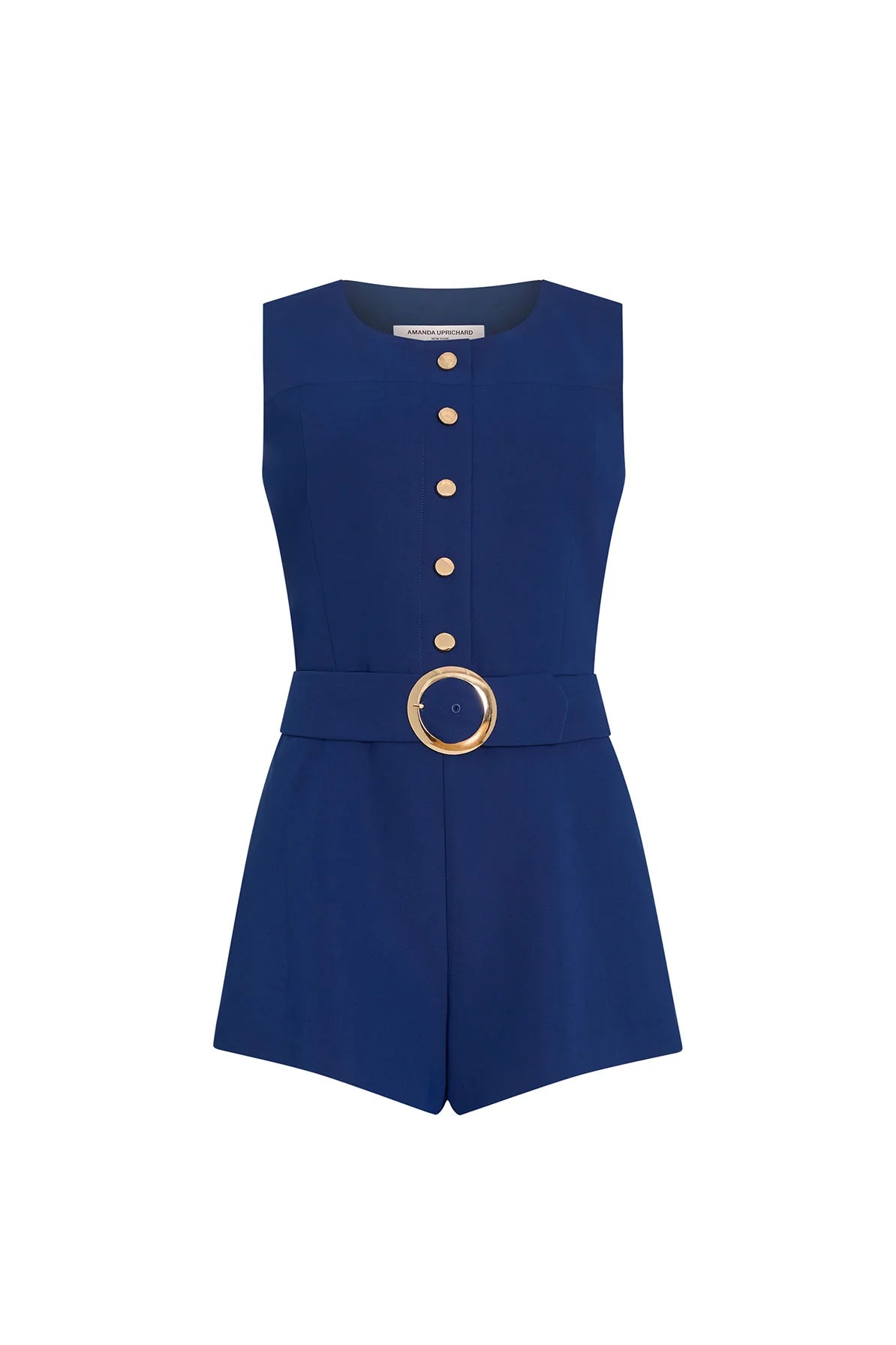 navy blue romper dress Amanda Uprichard Fontaine Romper in Navy