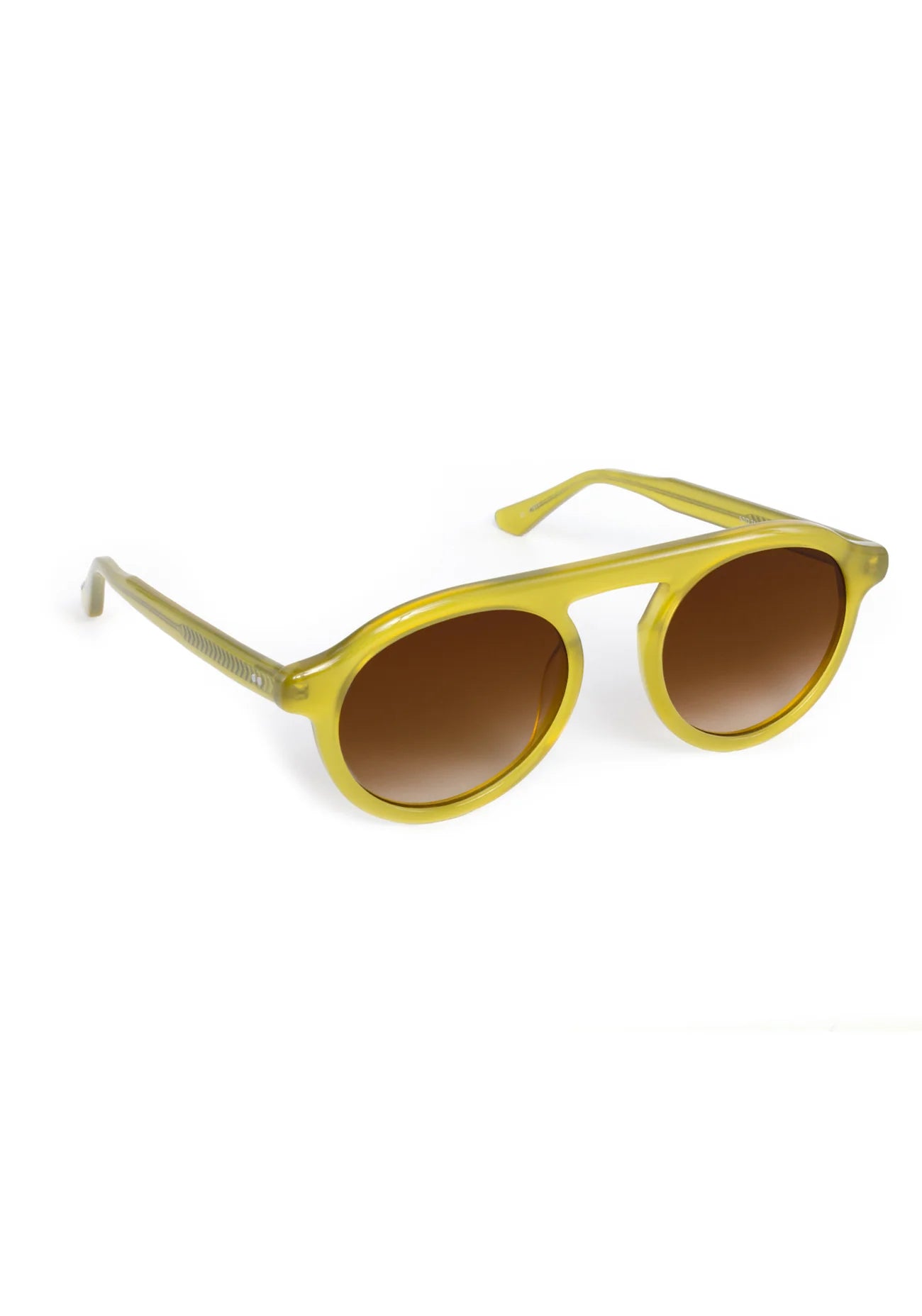 Cameron Chartreuse Sunglasses side view