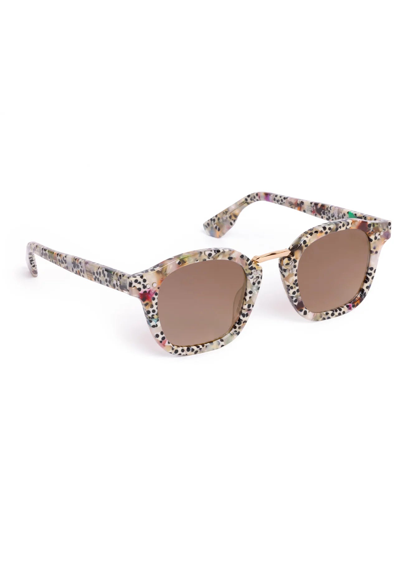 Campbell Granita 18k Mirrored Sunglasses side view