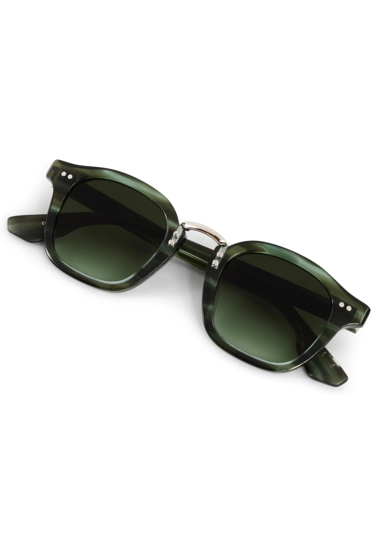 Campbell Reed Silver Sunglasses folded